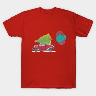 Christmas tree car T-Shirt